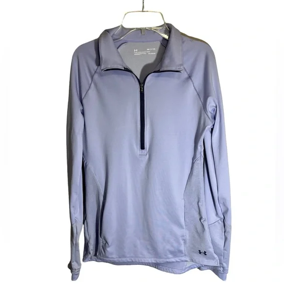 Under Armour Fitted/Coule Adjustee Lavender Running Workout Jacket Size Small - Picture 3 of 8